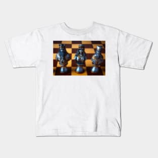 King And Queen Chessmen Kids T-Shirt